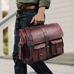 Everluxe Retro Vintage Messenger Bag